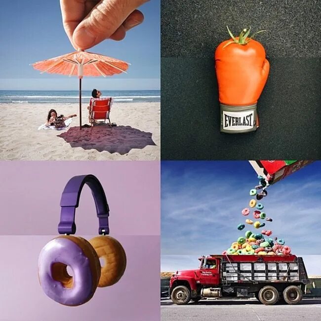 Необычный ракурс предметов. Наушники пончики. Совместить два предмета. Интересные предметы. Стивен макменами фотограф.