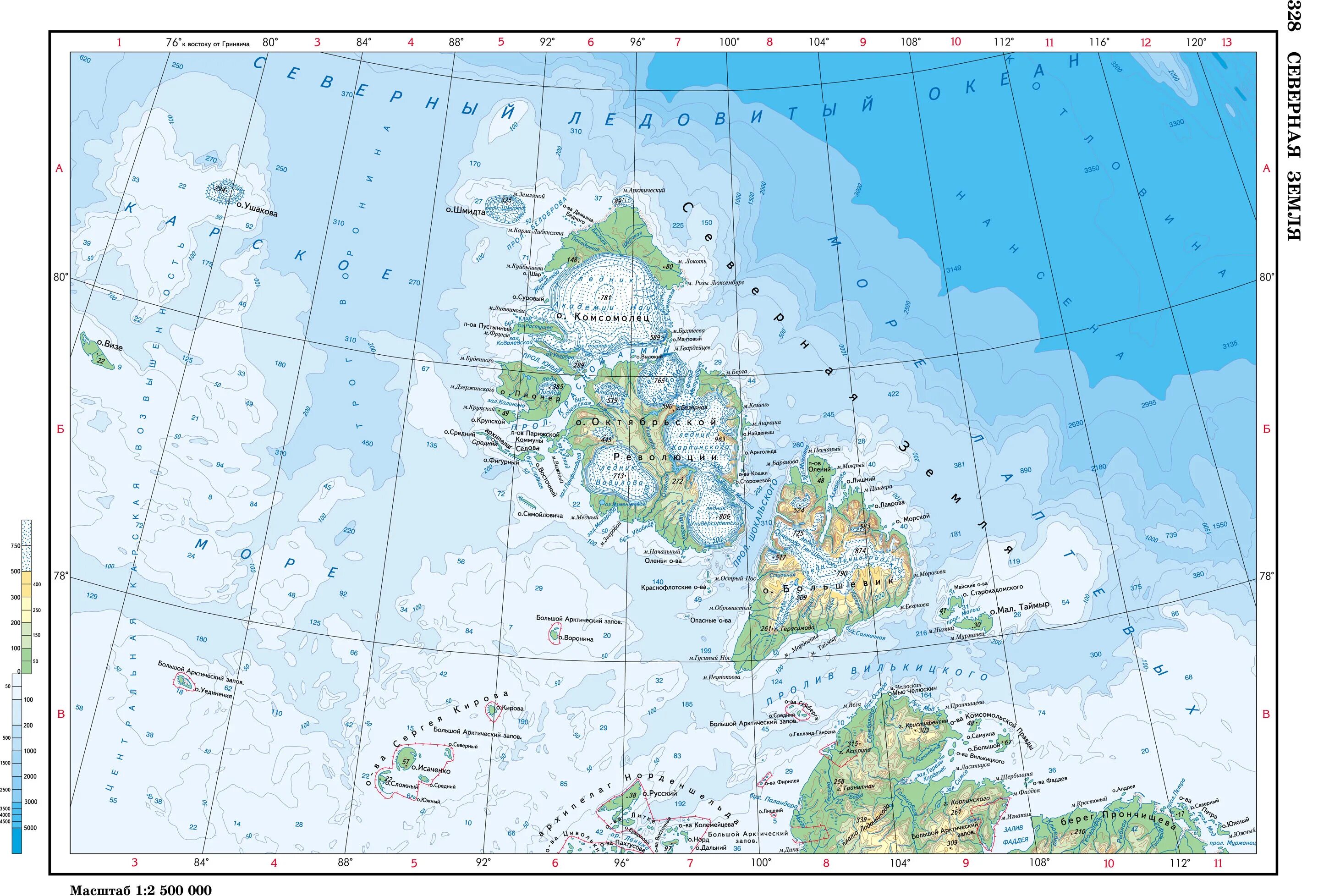 В каком океане находится архипелаг. На карте архипелаги и острова Северная земля. Архипелаг Северная земля на карте. Архипелаг Северная земля на контурной карте. Острова Северная земля на карте.