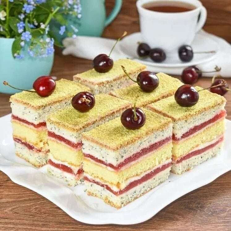Рецепт вкусных простых пирожных