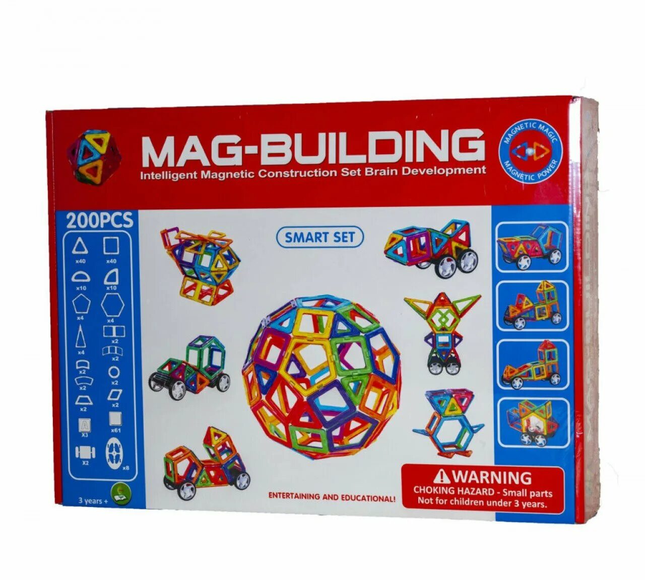 магнитный конструктор mag-building gb-w200 smart set. маг магнетик. магнитный конструктор mag-rus для развития интеллекта (14эл. магнитный конструктор анданте mag-rus xl 5004bl 25 элементов. Mag wisdom конструктор размер деталей.