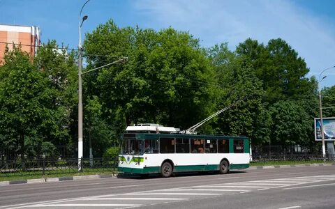 Троллейбус от станции подольск
