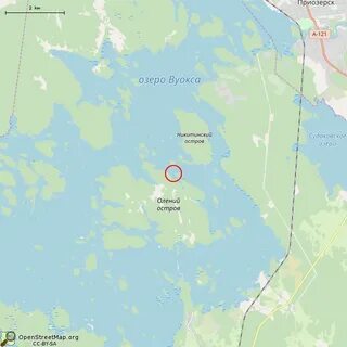 Вуокса на карте