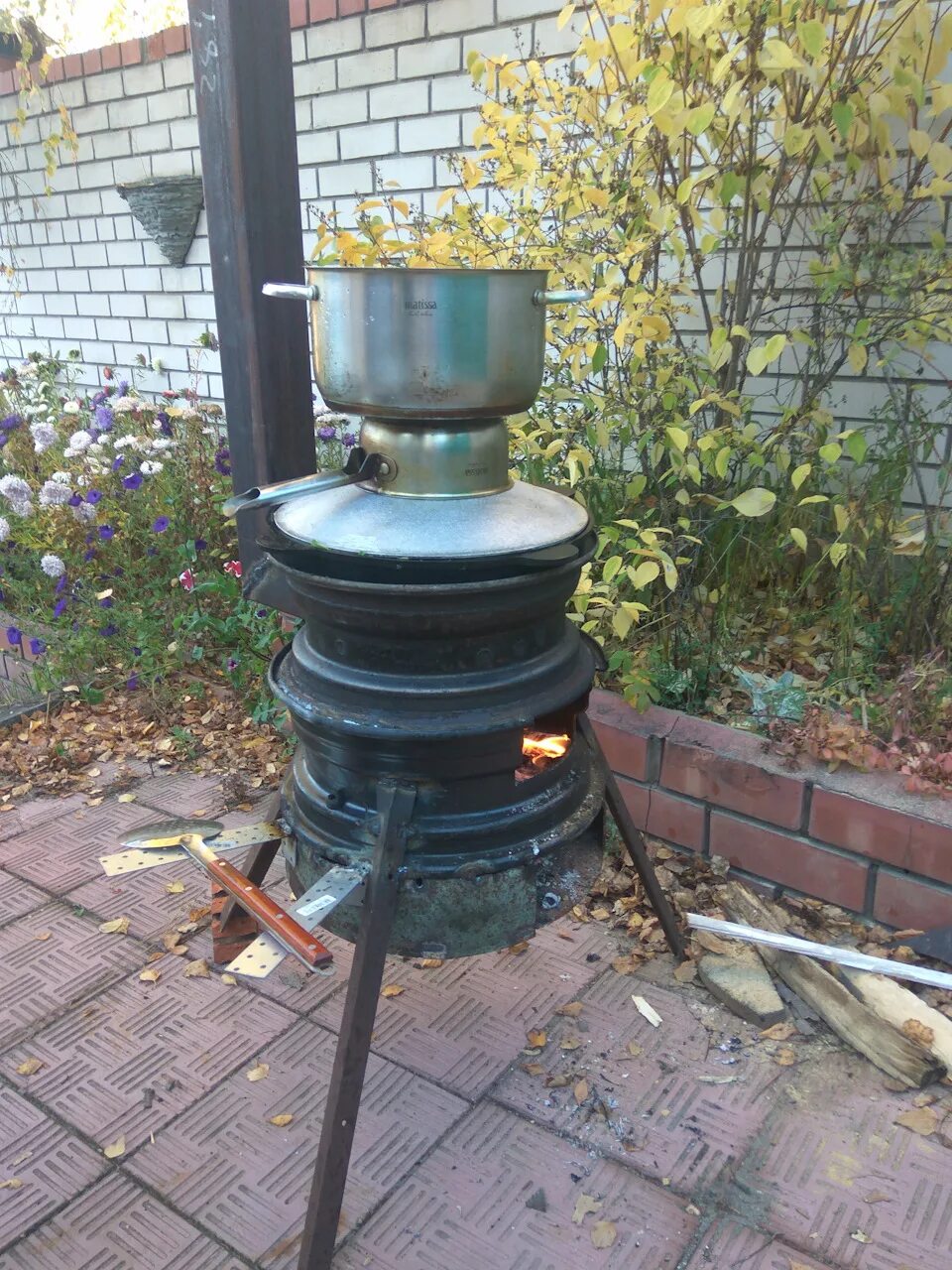 Rim fire pit, Outdoor fire pit, Fire pit