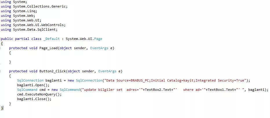 System collections generic list 1. EXECUTENONQUERY. Using System.collections.Generic;. Initial catalog.