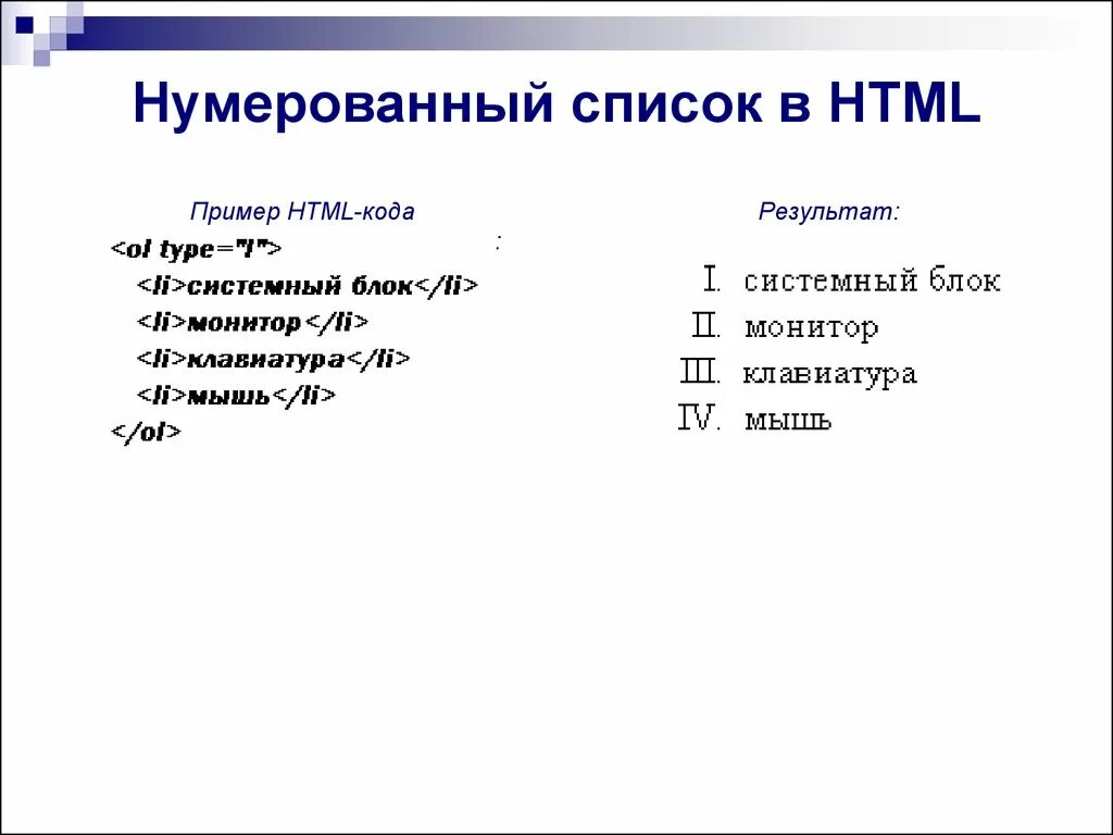 Как сделать нумерацию в html. Как сделать пронумерованный список в html. Нумерованный список html. Списки в html. Как сделать список в css