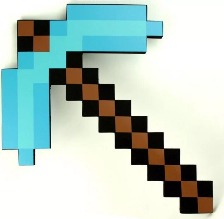 Алмазные инструменты из майнкрафта. Кирка майнкрафт. 14. Прочность кирки. Алмазная кирка на черном фоне.