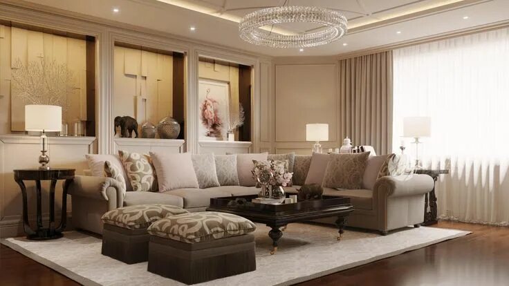 Бежевые Обои В Интерьере (175+ Фото) - Какие выбрать? Interieur maison design, D
