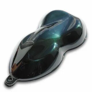 Blue pearl clearcoat