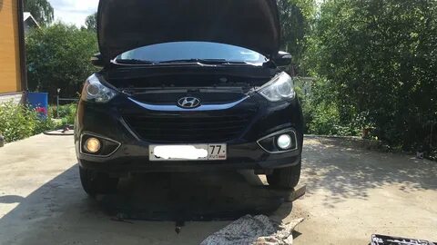 Противотуманки хендай ix35