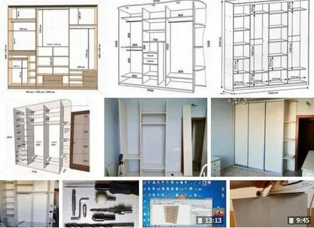 Встроенный шкаф купе своими руками пошаговая инструкция