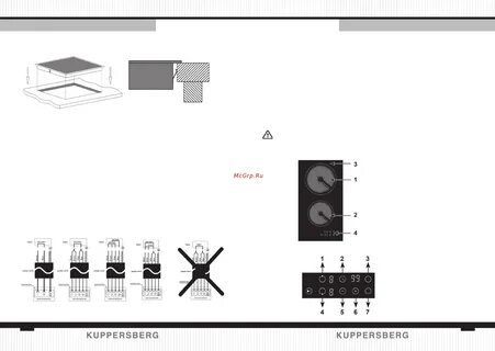 Kuppersberg индукционная варочная панель инструкция