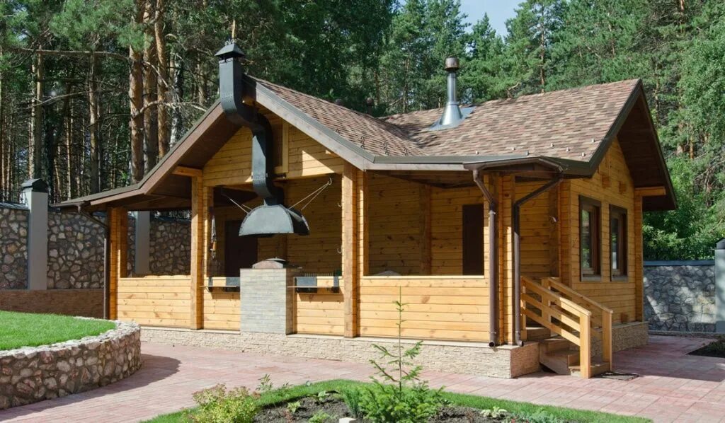 Беседка и баня под одной крышей проекты: пристроенные варианты с барбекю и манга
