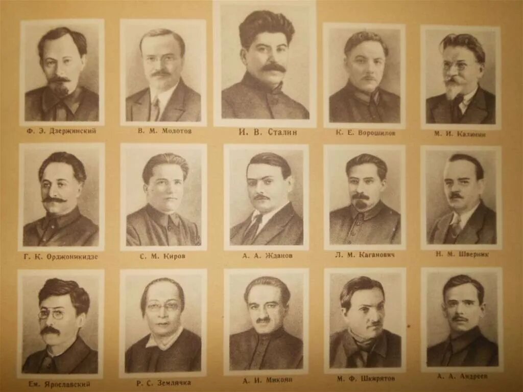 Руководители вкп б