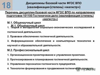 Дисциплина 18