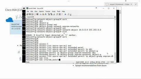 Invalid input detected at marker cisco