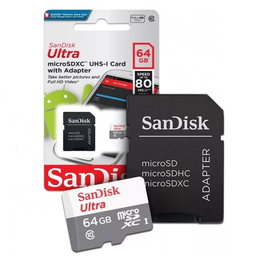 Память sandisk. Карта памяти SANDISK Ultra MICROSDXC class 10 UHS-I 80mb/s 128gb. Карта памяти SANDISK Ultra 64gb. Карта памяти SANDISK MICROSD 64gb. Флеш карта MICROSD SANDISK 64gb class 10.