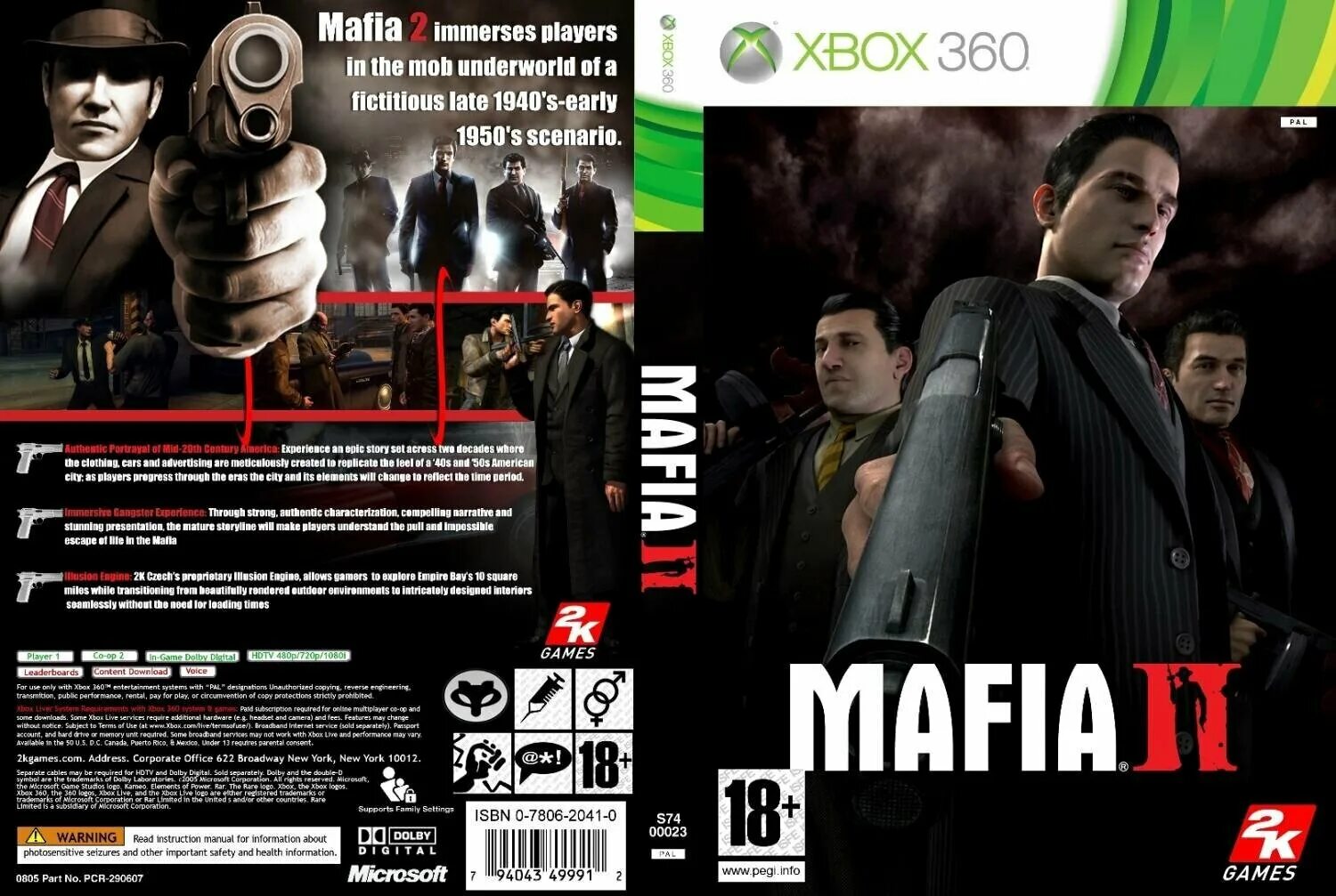 Мафия 2 на иксбокс 360. Mafia 2 Xbox 360 обложка. Мафия Xbox 360 диск. Диск мафия 2 Xbox 360. Русский язык в играх на xbox