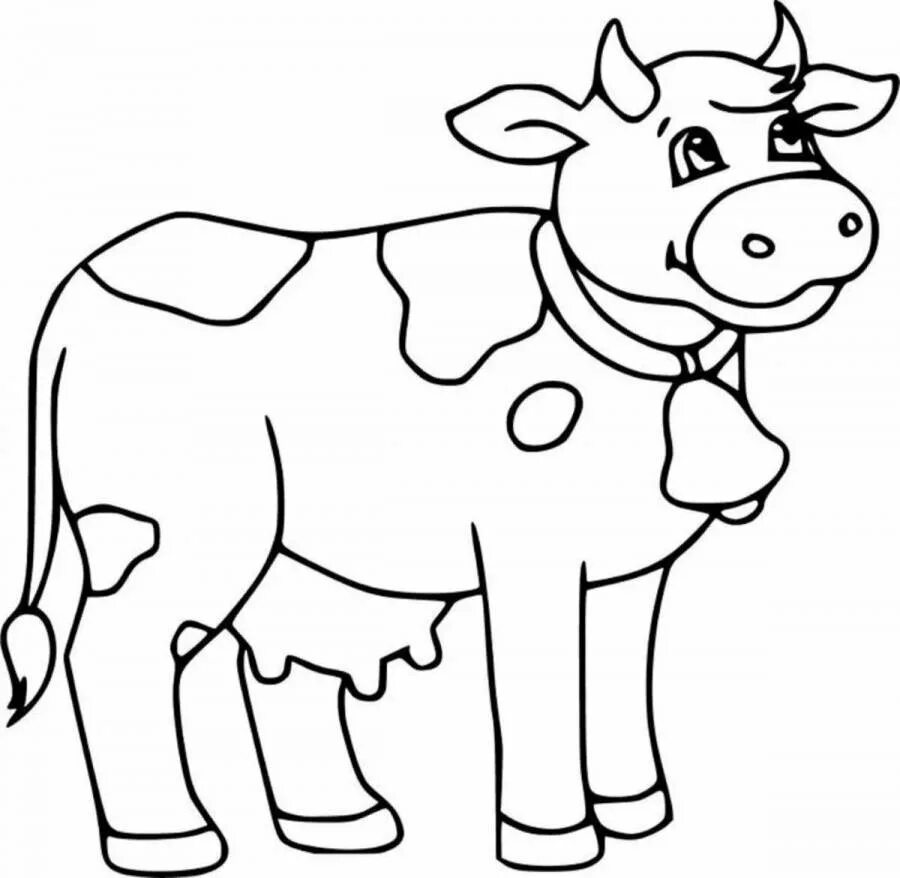Раскраски для детей 3 года коровы. Корова раскраска для детей. Корова раскраска для малышей. Раскраска корова с теленком. Korova raskrazka dla detey.