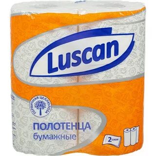 Полотенце бумажное белое veiro 2 слойные