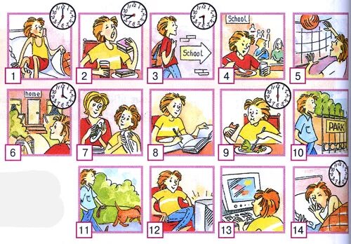 My working day 2 i usually