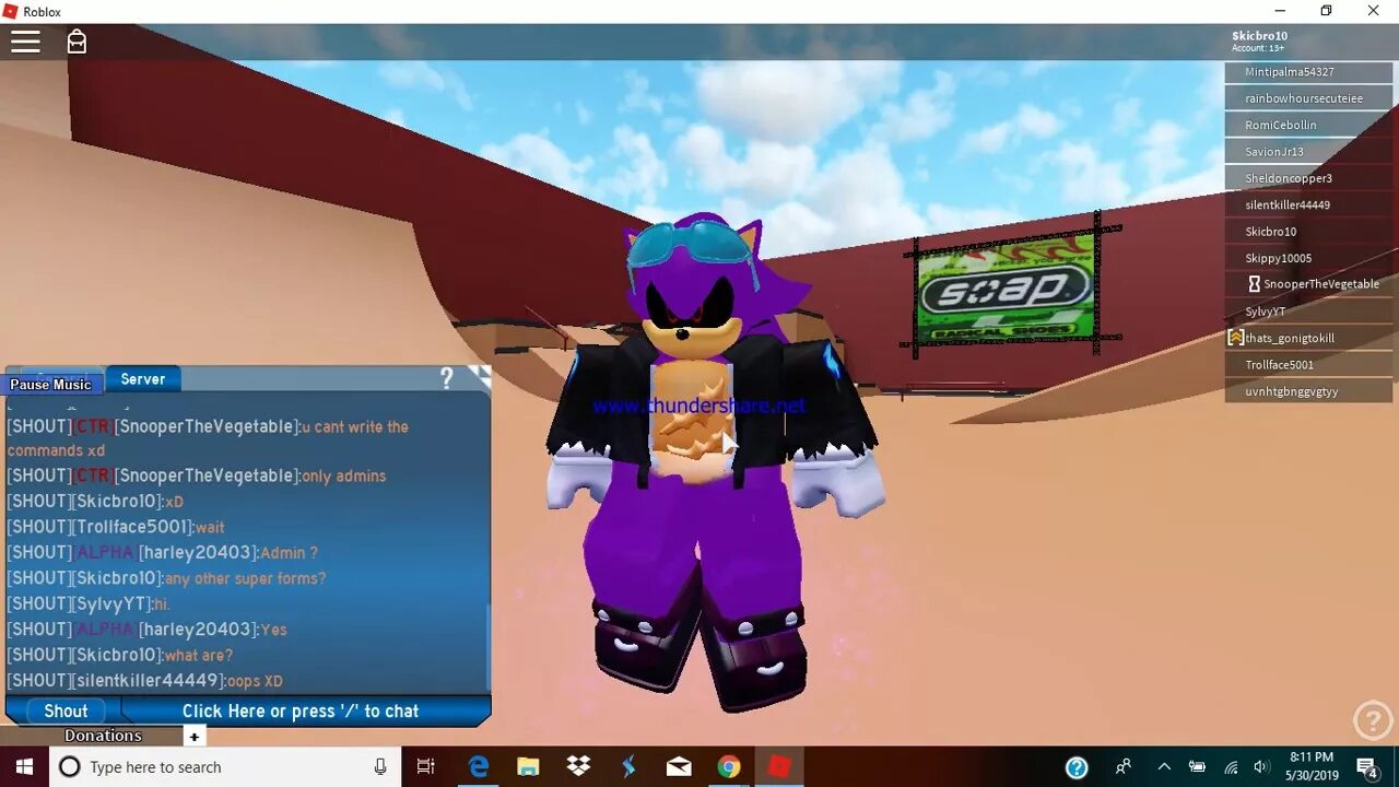 Sonic roblox id