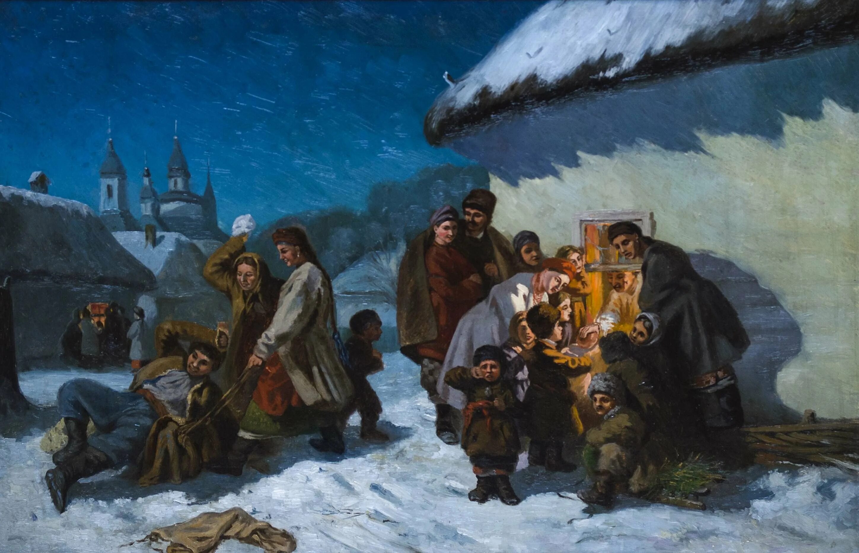 Ночь перед рождеством 2. Трутовский «колядки в Малороссии» (1864).