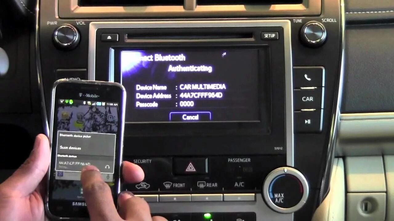 How to pair your Apple iPhone to your 2018 Camry - YouTube