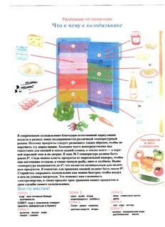 Правильное хранение продуктов в холодильнике