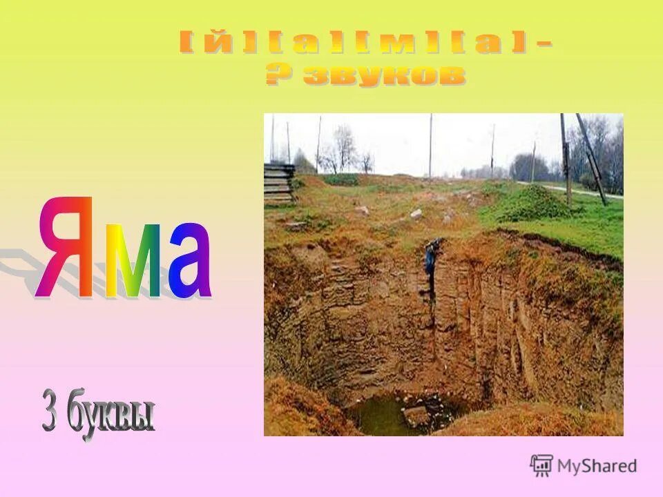 звуковая яма. звуковая яма. яма звуко буквенный анализ. звуко-буквенный анализ слова. составление звуковых схем.