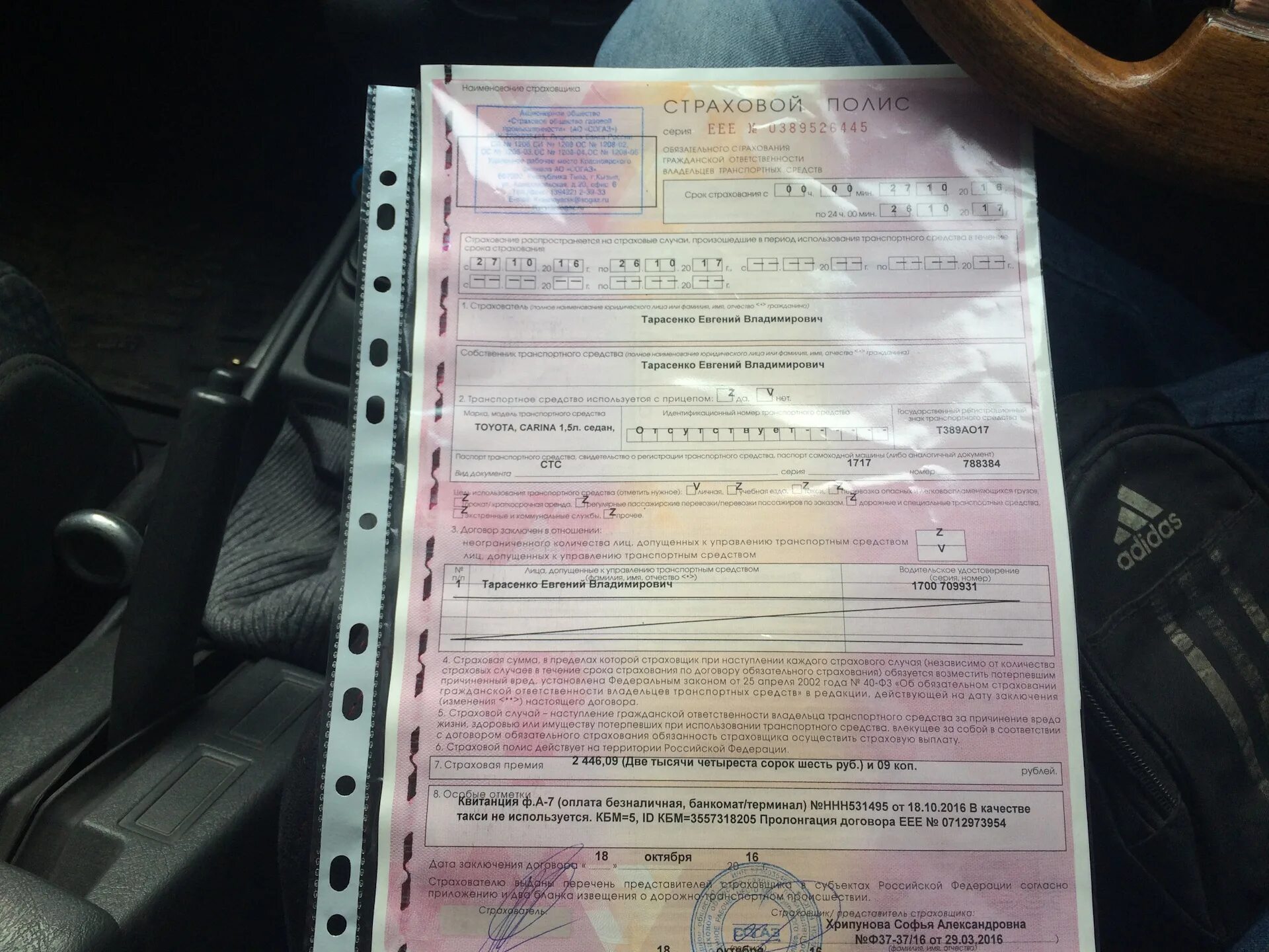Пролонгация страхового полиса. Пролонгация страхового полиса