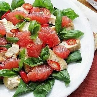 Курица с грейпфрутом