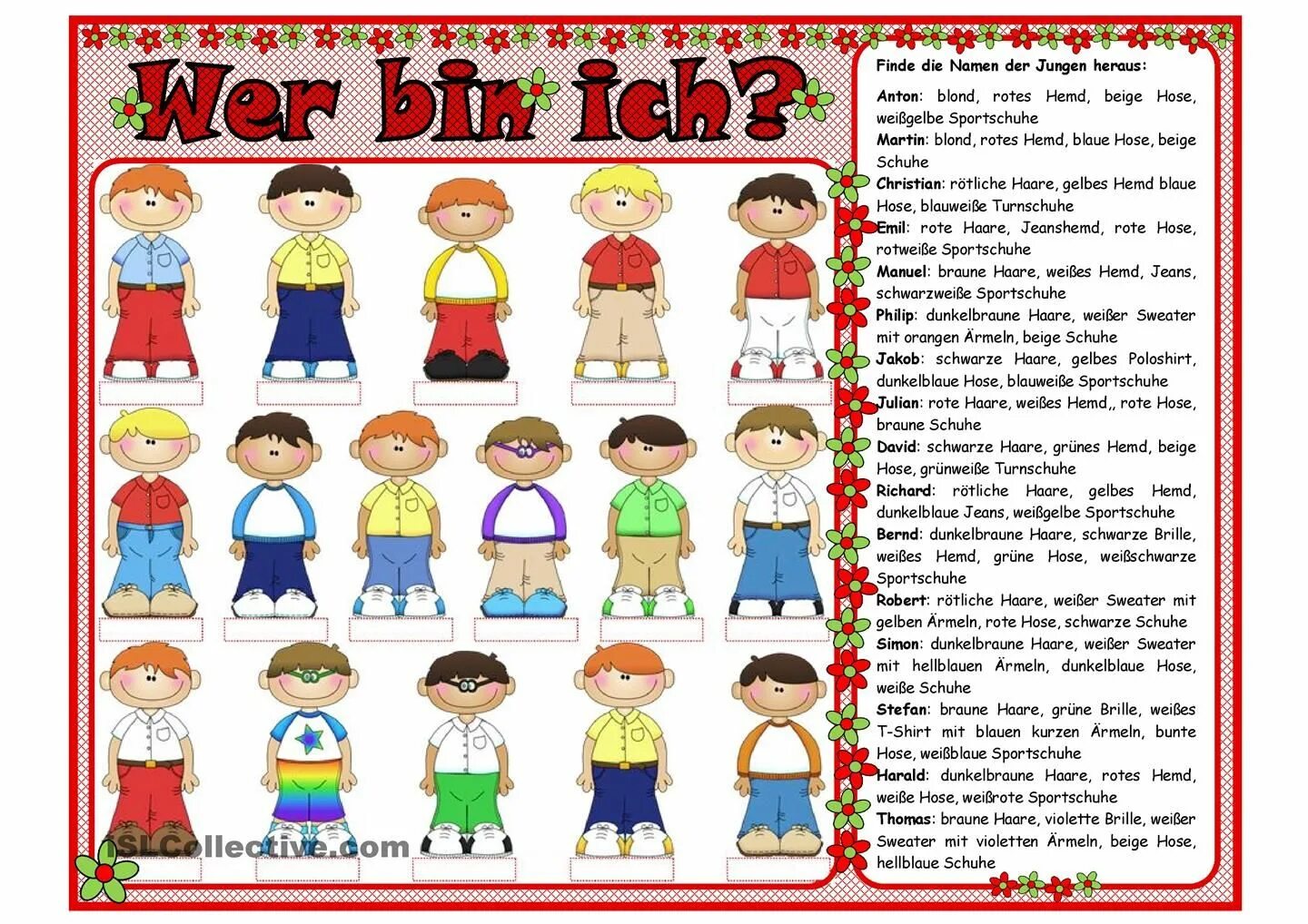 Ich finde das. Aussehen задания. wer ich bin на немецком. personen на немецком. задание den charakter beschreiben.