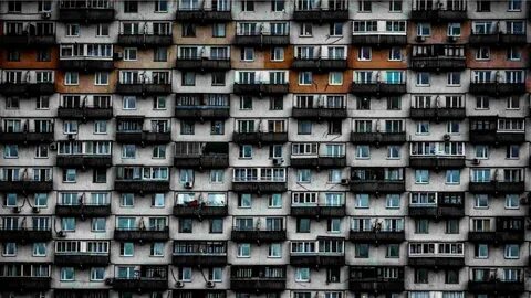 Панельный дом обои