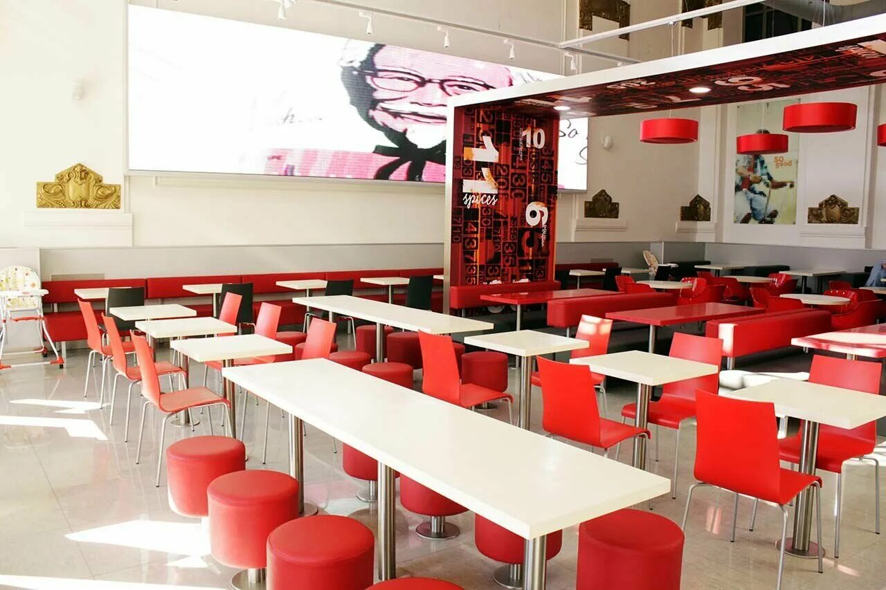 Academy uni rest kfc. Кфс фаст фуда кафе. интерьер кафе кфс. ресторан быстрого питания kfc. kfc проспект культуры 7а.