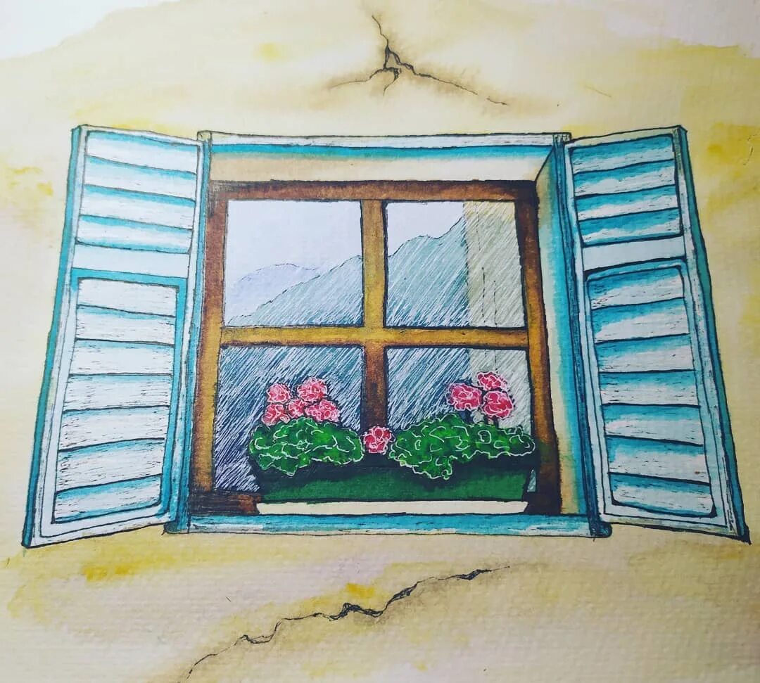 Рисунки больших окон. Рисование на окнах. Нарисовать окно. Окно скетч. Окно картина для детей.