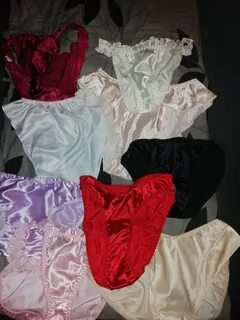 Just got me a new bunch of satin panties - hope you like my selection. 