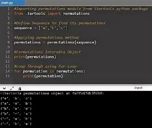 Itertools python