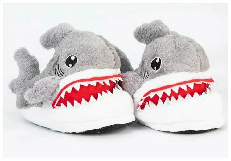 тапки акулы. мягкие тапочки акулы. мягкие тапочки акулы. плюшевые тапочки акула. плюшевые тапочки акула.