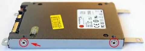Установить hdd вместо ssd