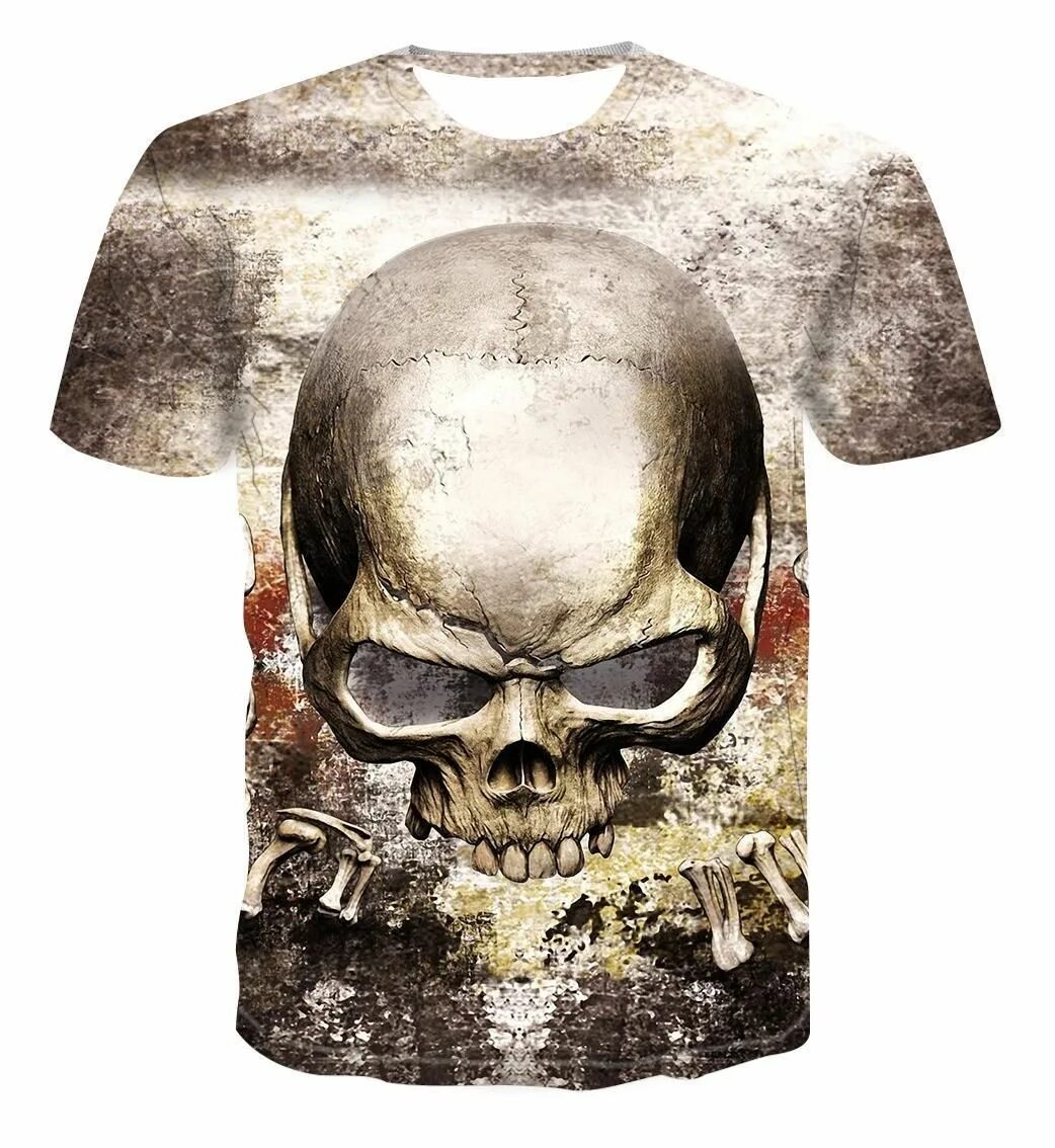 Мужская футболка 3d Skulls XL. Мужская футболка 3d Skulls l. Майка с черепом мужская. Майка с принтом черепа.