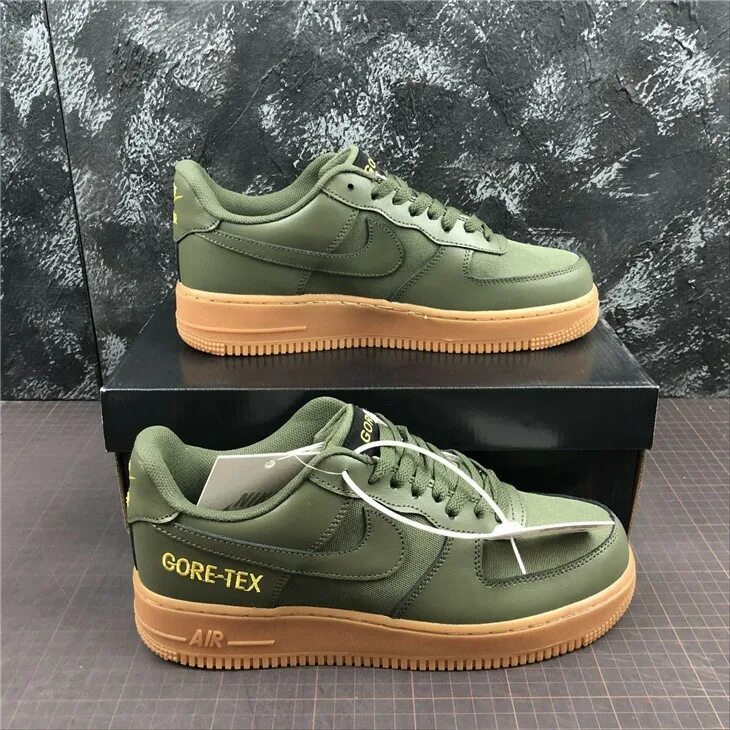 Nike Air Force 1 Gore-Tex Green. Nike Air Force 1 Gore Tex Olive. Nike Air Force 1 Low Gore-Tex. Nike Air Force 1 Gore-Tex Olive Low.