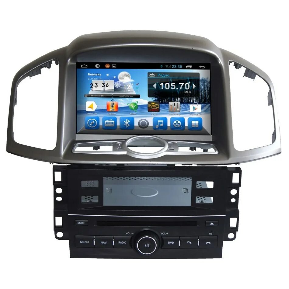 Как снять магнитолу шевроле каптива ГУ на Android от С140 в С100. Финал. Chevrolet Captiva (1G), 2,4 л, 2009 года