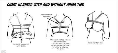 I forget if I... I learned how to tie a chest harness. 
