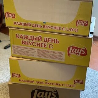 Коробка чипсов