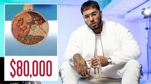 Anuel AA Shows Off His Insane Jewelry Collection.