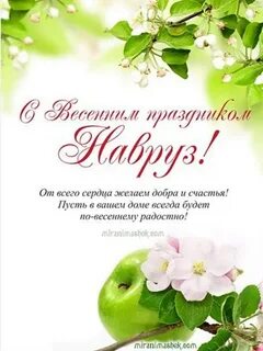 Официальное поздравление с наврузом