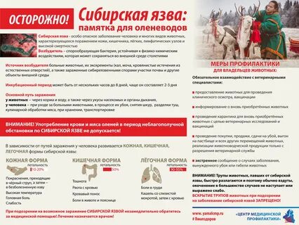 Профилактика сибирской язвы