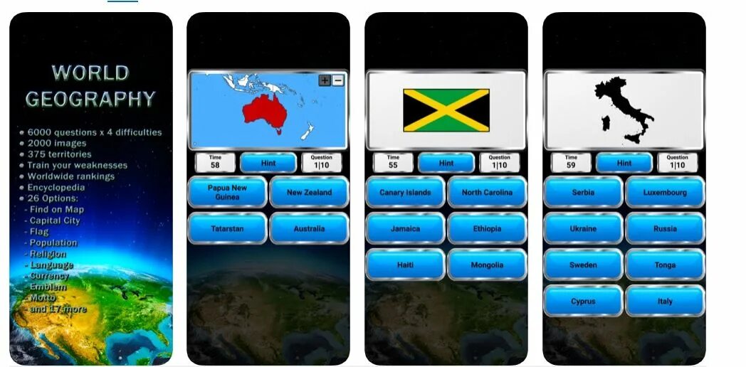 Все страны приложения. Географические приложение. Приложение география на андроид.