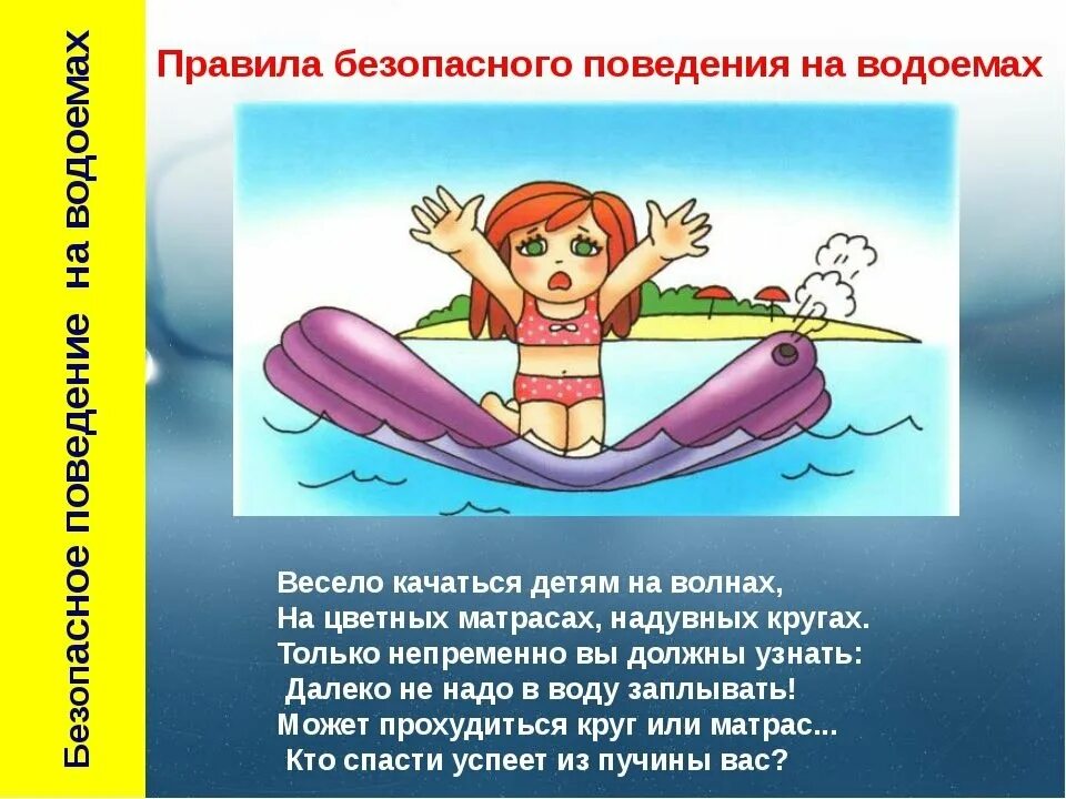 Безопасность на воде. Правила безопасности на водоемах. Безопасное поведение на воде. Правила поведения на воде.