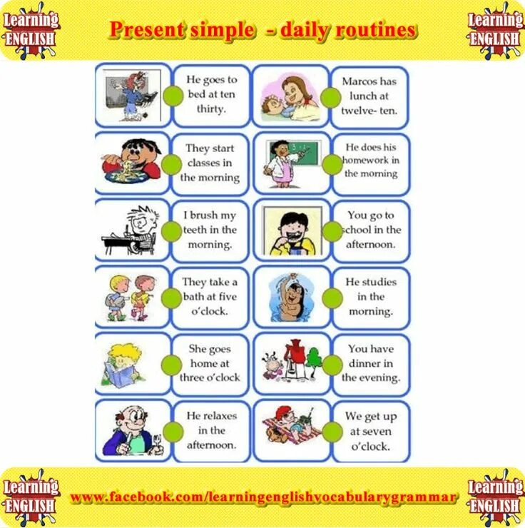 Present simple Daily Routine. Daily Routine Domino. Daily Routine Domino for Kids. Daily Routine Domino game. Present simple routine